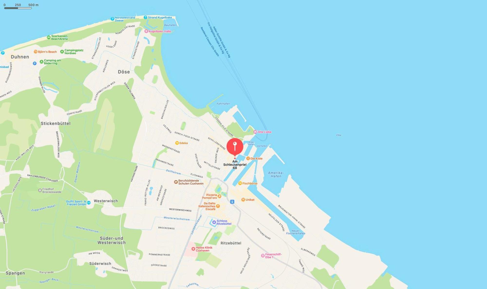 Marinacux Lägenhet Cuxhaven Exteriör bild